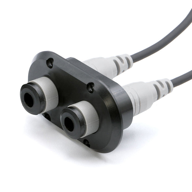 Dual Headset / Helmet Jack Flush Mount STX Stereo