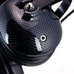 H42 Behind the Head (BTH) Headset for 2-Way Radios - Carbon Fiber Color Light Blue