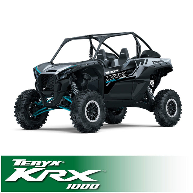Kawasaki Teryx KRX Complete Communication Kit with Bluetooth Intercom and 2-Way Radio STX Stereo Remote Head / G1 GMRS / Top Mount (for Remote Head)