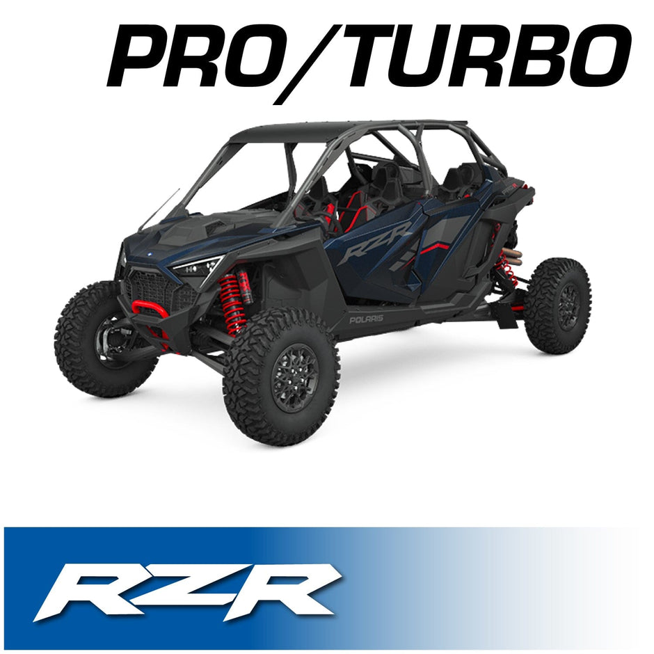 Polaris RZR PRO XP - Turbo R - Pro R - Complete Communication Kit with Bluetooth Intercom and 2-Way Radio 696 PLUS Remote Head / G1 GMRS / Remote Head Mount Kit