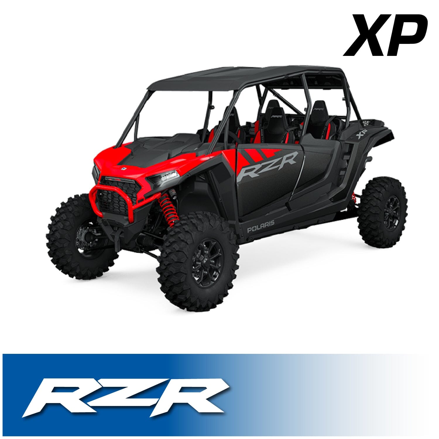 Polaris RZR XP Complete Communication Kit with Rocker Switch Bluetooth Intercom and 2-Way Radio STX Stereo Remote Head / G1 GMRS
