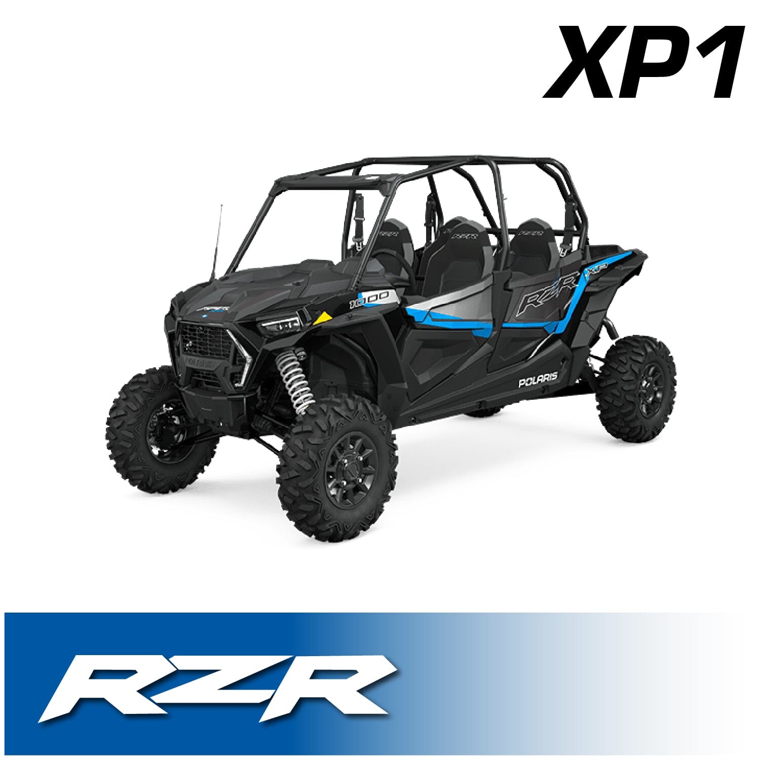 Polaris RZR XP 1000 Complete Communication Kit with Bluetooth Intercom and 2-Way Radio 696 PLUS / G1 GMRS