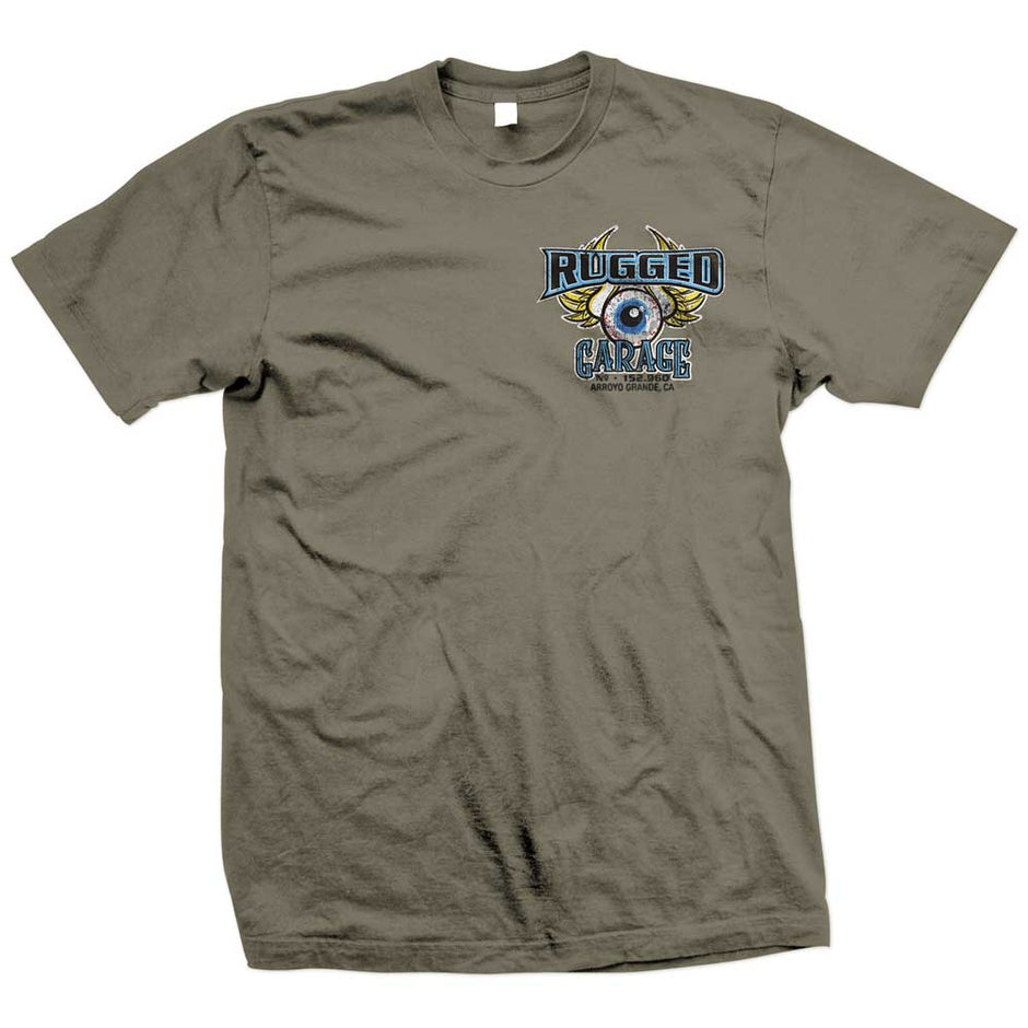 Rugged Radios GARAGE T-Shirt - Grey Large