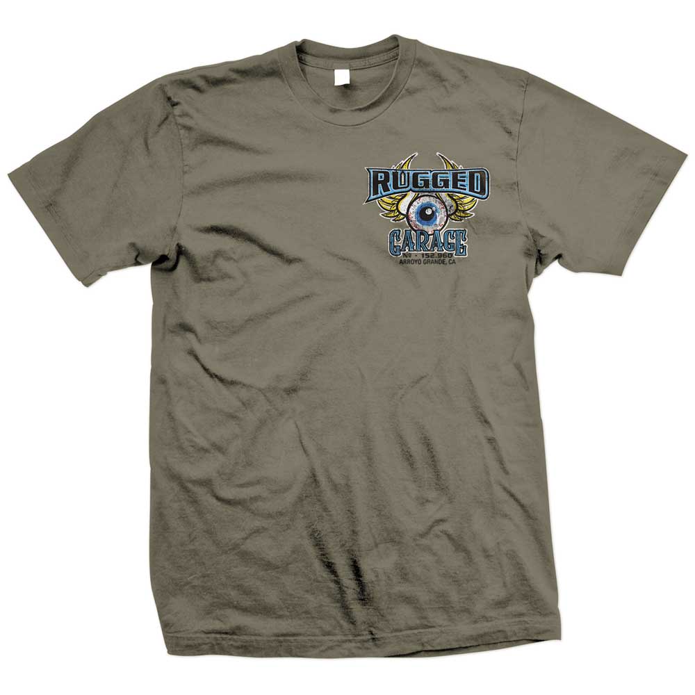 Rugged Radios GARAGE T-Shirt - Grey Extra Large