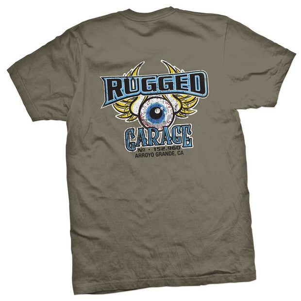 Rugged Radios GARAGE T-Shirt - Grey Large