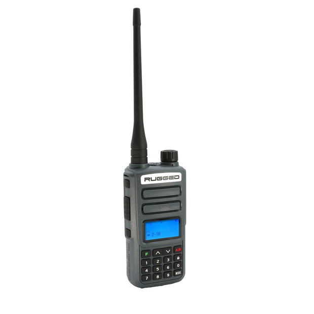 Rugged GMR2 PLUS - GMRS / FRS Two Way Handheld Radio Safety Orange