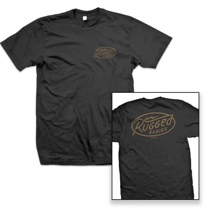 Rugged Radios BOLT T-Shirt - Black Small