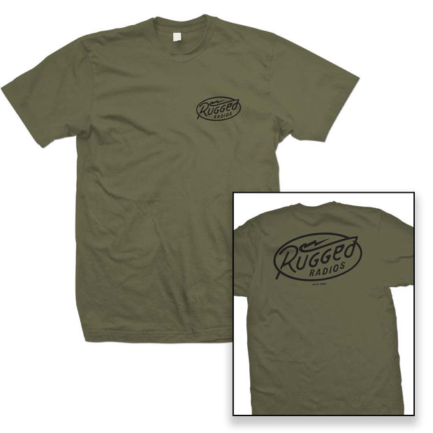 Rugged Radios BOLT T-Shirt - Green Large