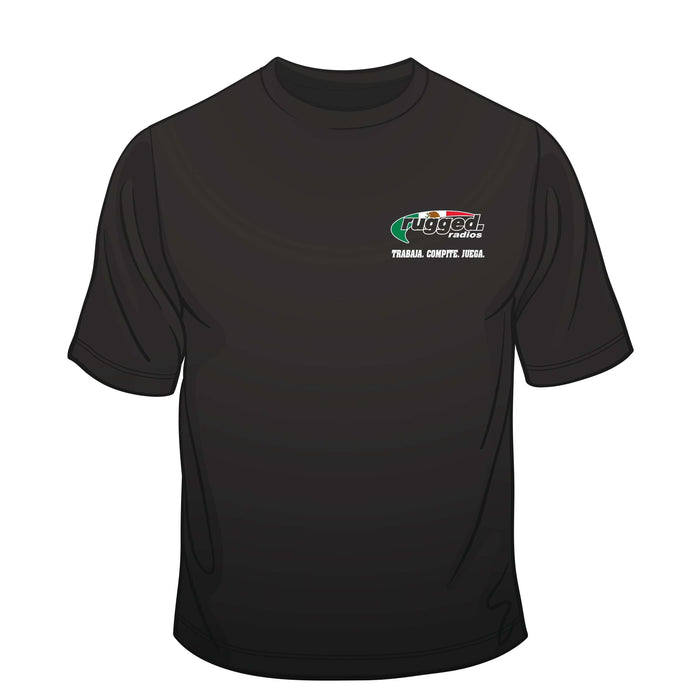 Rugged Radios MEXICAN FLAG T-Shirt - Black XXXL