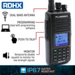 WATERPROOF - Rugged RDH-X - Business Band Two Way Handheld Radio - Digital and Analog Safety Yellow