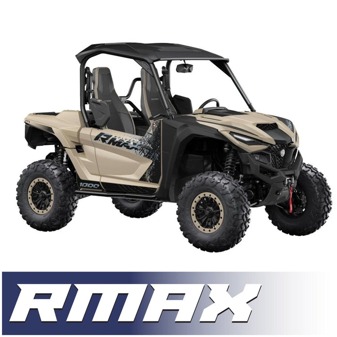 Yamaha Wolverine RMAX Complete Communication Kit with Rocker Switch Bluetooth Intercom and 2-Way Radio STX Stereo Remote Head / G1 GMRS