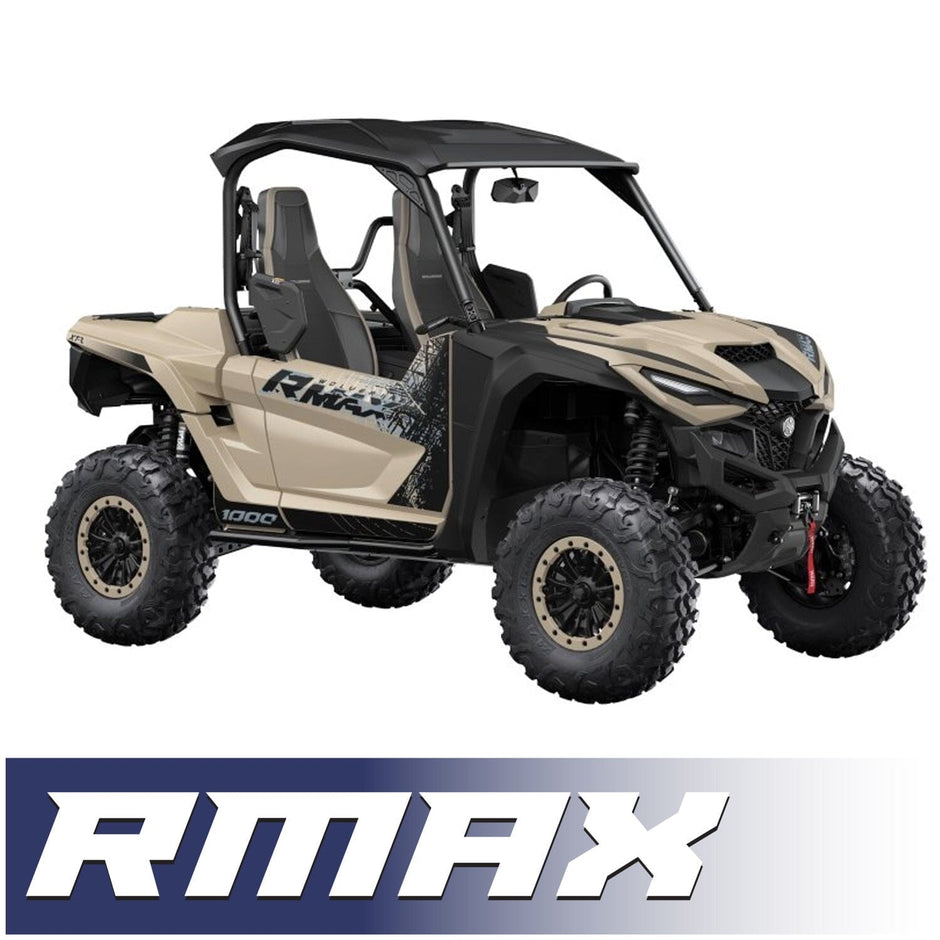 Yamaha Wolverine RMAX Complete Communication Kit with Rocker Switch Bluetooth Intercom and 2-Way Radio 696 PLUS Remote Head / G1 GMRS